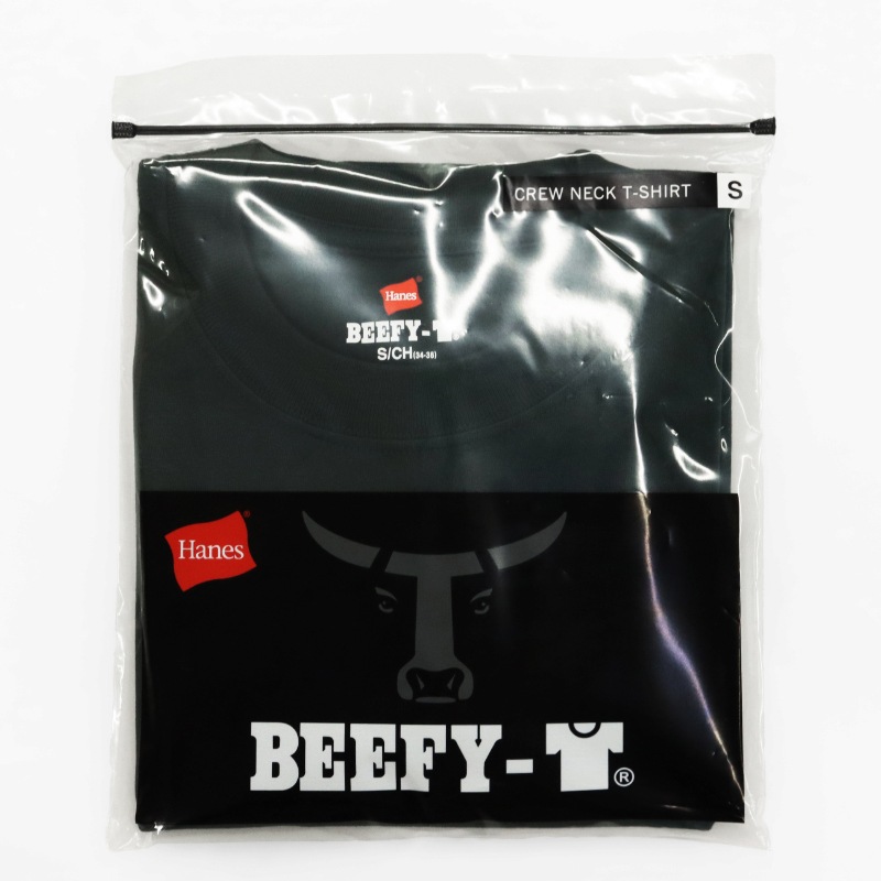 ヘインズ Hanes Tシャツ 半袖 ビーフィーT BEEFY-T クルーネック ヘビーウェイト 丸胴仕様 メンズ レディース トップス  2026SS 無地 S/M/L ダークグリーン HM1-D001 570 | ブランド [正規取扱店]