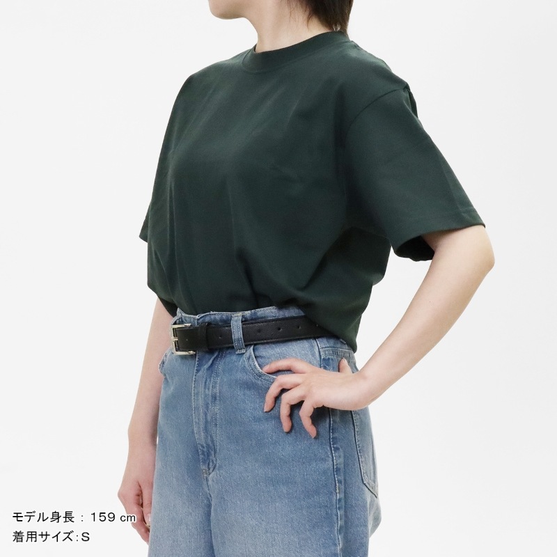 ヘインズ Hanes Tシャツ 半袖 ビーフィーT BEEFY-T クルーネック ヘビーウェイト 丸胴仕様 メンズ レディース トップス  2026SS 無地 S/M/L ダークグリーン HM1-D001 570 | ブランド [正規取扱店]