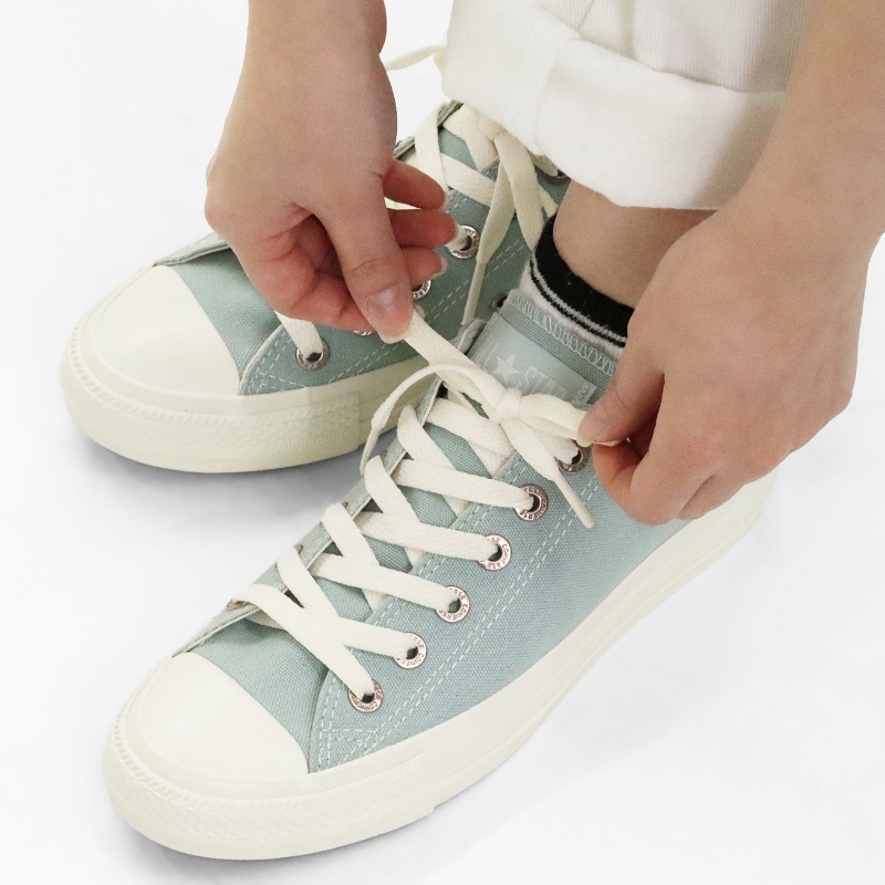 コンバース CONVERSE スニーカー レディース ALL STAR FLATEYELETS PG OX 靴 2026年春夏新作 2026SS バルカナイズ CLASSIC VULCANIZE ライトブルー 31318132 | ブランド [正規取扱店]