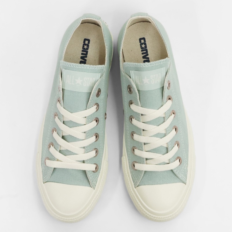 コンバース CONVERSE スニーカー レディース ALL STAR FLATEYELETS PG OX 靴 2026年春夏新作 2026SS バルカナイズ CLASSIC VULCANIZE ライトブルー 31318132 | ブランド [正規取扱店]