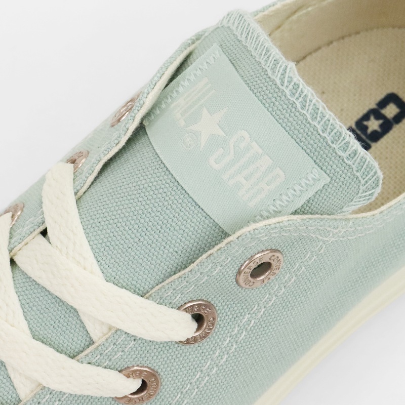 コンバース CONVERSE スニーカー レディース ALL STAR FLATEYELETS PG OX 靴 2026年春夏新作 2026SS バルカナイズ CLASSIC VULCANIZE ライトブルー 31318132 | ブランド [正規取扱店]