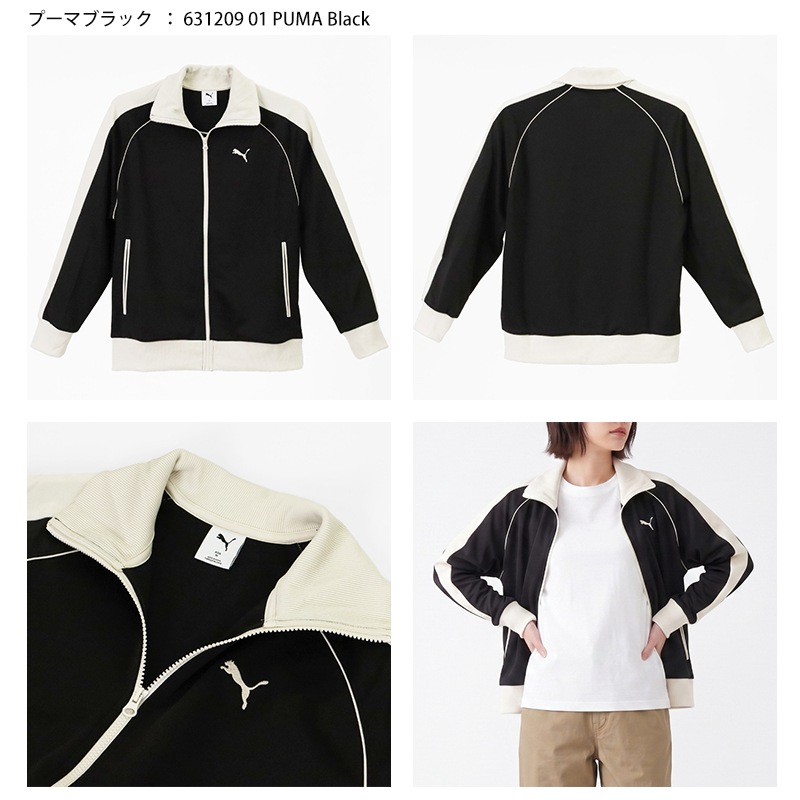 プーマ PUMA ジャケット T7 トラックジャケット JP 長袖 メンズ レディース ライトアウター トップス ブルゾン ジャンパー スポーツ トレーニング 服 刺繍 ロゴ S/M/L/XL 2026年秋冬 新作 631209 | ブランド [正規取扱店]
