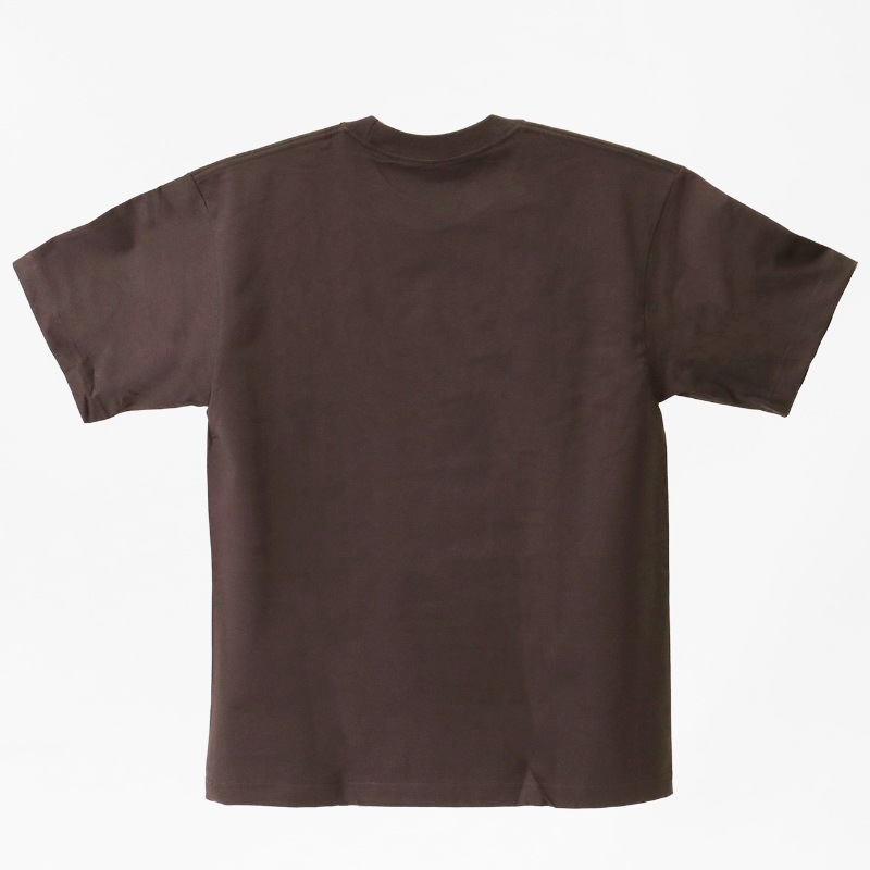 ヘインズ Hanes Tシャツ 半袖 ビーフィーT BEEFY-T クルーネック ヘビーウェイト 丸胴仕様 メンズ レディース トップス  2026SS 無地 S/M/L ダークブラウン HM1-D001 870 | ブランド [正規取扱店]