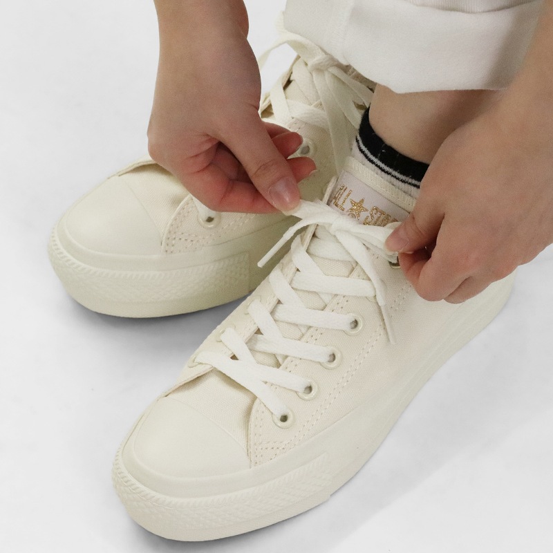 コンバース CONVERSE スニーカー レディース ALL STAR PLTS BACKHEART OX 靴 2026年春夏新作 2026SS バルカナイズ CLASSIC VULCANIZE ホワイト 31317280 | ブランド [正規取扱店]