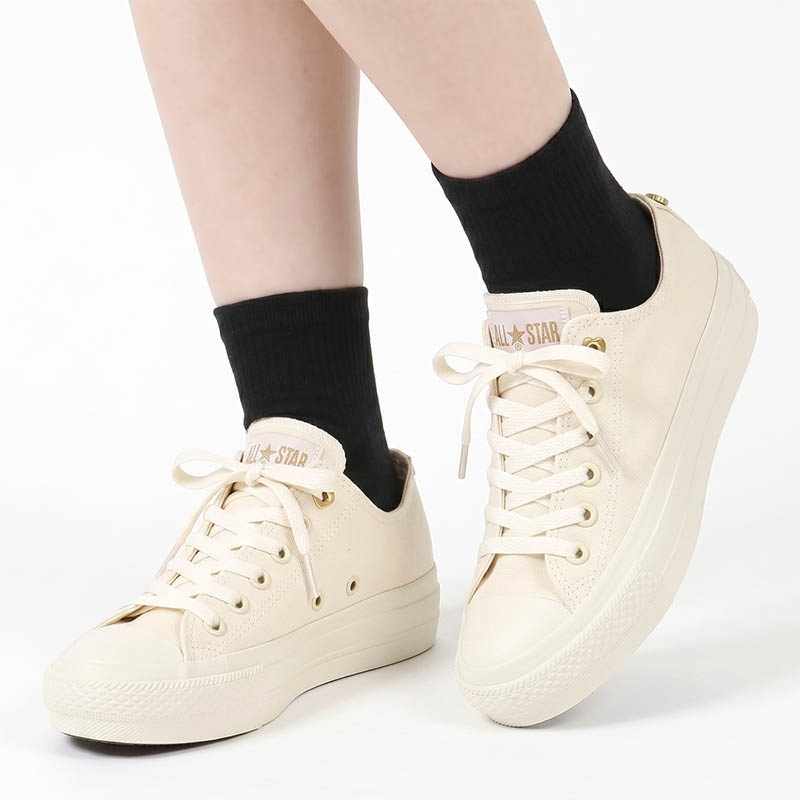 コンバース CONVERSE スニーカー レディース ALL STAR PLTS BACKHEART OX 靴 2026年春夏新作 2026SS バルカナイズ CLASSIC VULCANIZE ホワイト 31317280 | ブランド [正規取扱店]
