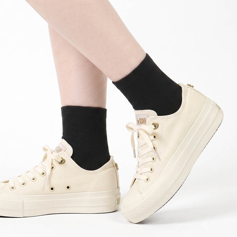 コンバース CONVERSE スニーカー レディース ALL STAR PLTS BACKHEART OX 靴 2026年春夏新作 2026SS バルカナイズ CLASSIC VULCANIZE ホワイト 31317280 | ブランド [正規取扱店]