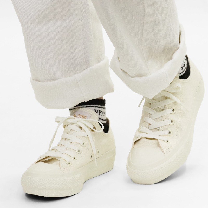 コンバース CONVERSE スニーカー レディース ALL STAR PLTS BACKHEART OX 靴 2026年春夏新作 2026SS バルカナイズ CLASSIC VULCANIZE ホワイト 31317280 | ブランド [正規取扱店]