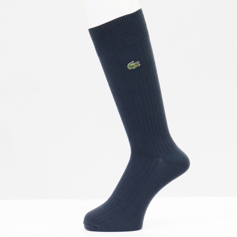 ラコステ LACOSTE ソックス 1足組 クロックエンブレム 3×2 リブニットソックス クルーソックス 靴下 メンズ クルー丈 ミドルレングス 日本製 ロゴ 2026年秋冬 新作 RAM992J-99 | ブランド [正規取扱店]