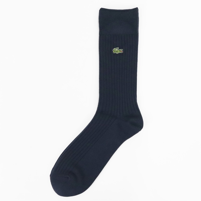 ラコステ LACOSTE ソックス 1足組 クロックエンブレム 3×2 リブニットソックス クルーソックス 靴下 メンズ クルー丈 ミドルレングス 日本製 ロゴ 2026年秋冬 新作 RAM992J-99 | ブランド [正規取扱店]