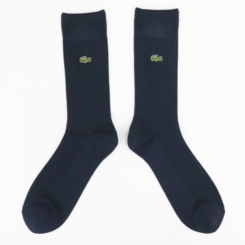 ラコステ LACOSTE ソックス 1足組 クロックエンブレム 3×2 リブニットソックス クルーソックス 靴下 メンズ クルー丈 ミドルレングス 日本製 ロゴ 2026年秋冬 新作 RAM992J-99 | ブランド [正規取扱店]