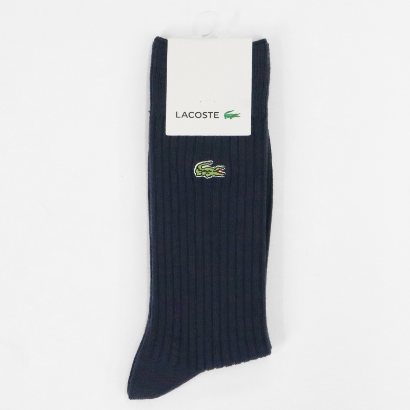 ラコステ LACOSTE ソックス 1足組 クロックエンブレム 3×2 リブニットソックス クルーソックス 靴下 メンズ クルー丈 ミドルレングス 日本製 ロゴ 2026年秋冬 新作 RAM992J-99 | ブランド [正規取扱店]