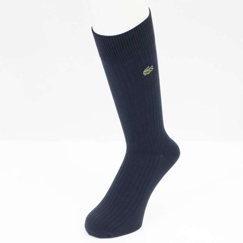 ラコステ LACOSTE ソックス 1足組 クロックエンブレム 3×2 リブニットソックス クルーソックス 靴下 メンズ クルー丈 ミドルレングス 日本製 ロゴ 2026年秋冬 新作 RAM992J-99 | ブランド [正規取扱店]