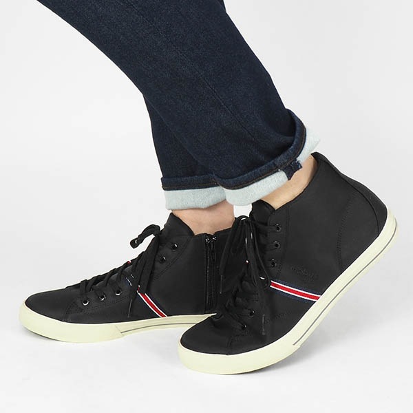 モーブス mobus スニーカー メンズ ホーフミッド２ウォーターリペレント HOF MID2 water-repellent ブラック 靴 撥水 M-2021WR-2000 BLACK | ブランド [正規取扱店]