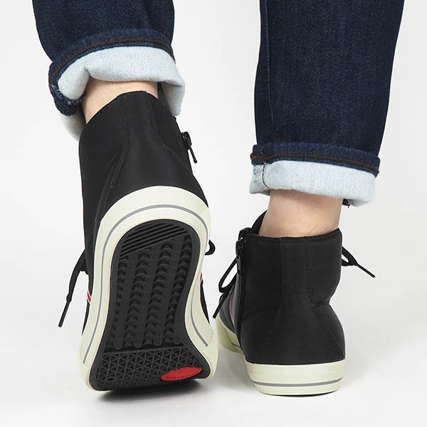 モーブス mobus スニーカー メンズ ホーフミッド２ウォーターリペレント HOF MID2 water-repellent ブラック 靴 撥水 M-2021WR-2000 BLACK | ブランド [正規取扱店]
