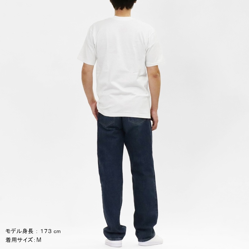 ヘインズ Hanes Tシャツ 半袖 T-SHIRTS SHIRO クルーネック 丸胴仕様 メンズ レディース トップス  2026SS 無地 S/M/L ホワイト HM1-D201 010 | ブランド [正規取扱店]