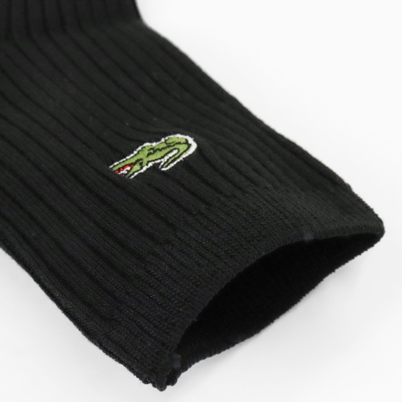 ラコステ LACOSTE ソックス 1足組 クロックエンブレム プレーン ショートソックス 靴下 レディース ショートクルー丈 クルーソックス 刺繍 日本製 ロゴ 2026年秋冬 新作 RAW901J-99 | ブランド [正規取扱店]