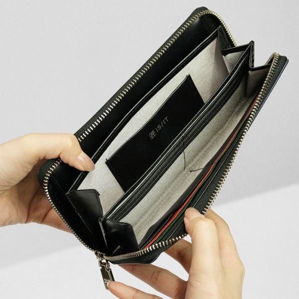 イズイット IS/IT 長財布 ツール Tool メンズ ラウンドファスナー BOX型小銭入れ レザー 各色 979605 | ブランド [正規取扱店]