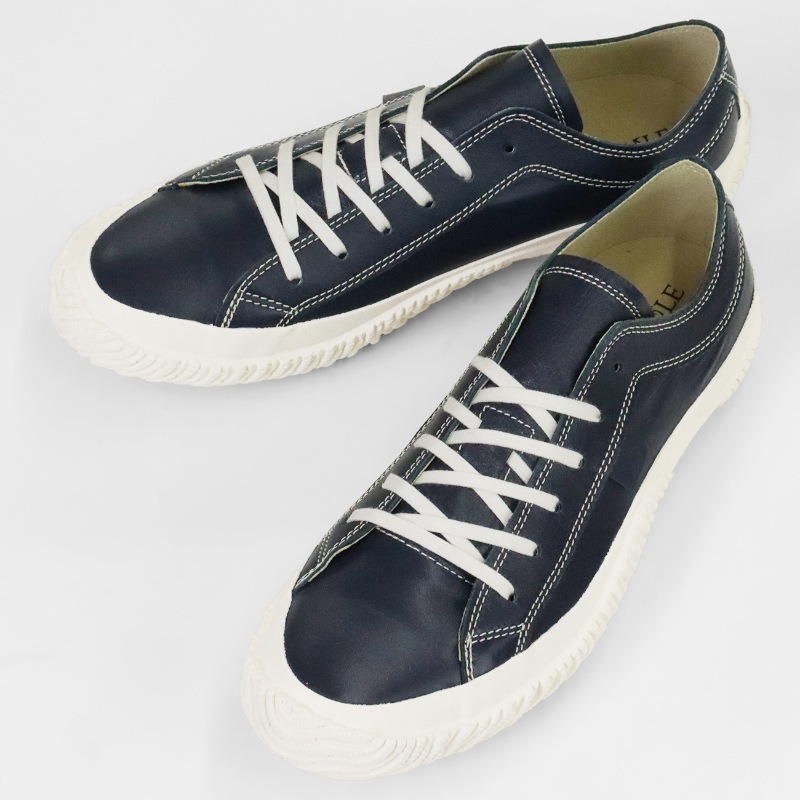 スピングル SPINGLE スニーカー メンズ カンガルーレザー 日本製 靴 シューズ ネイビー SP-110 39 Navy | ブランド [正規取扱店]