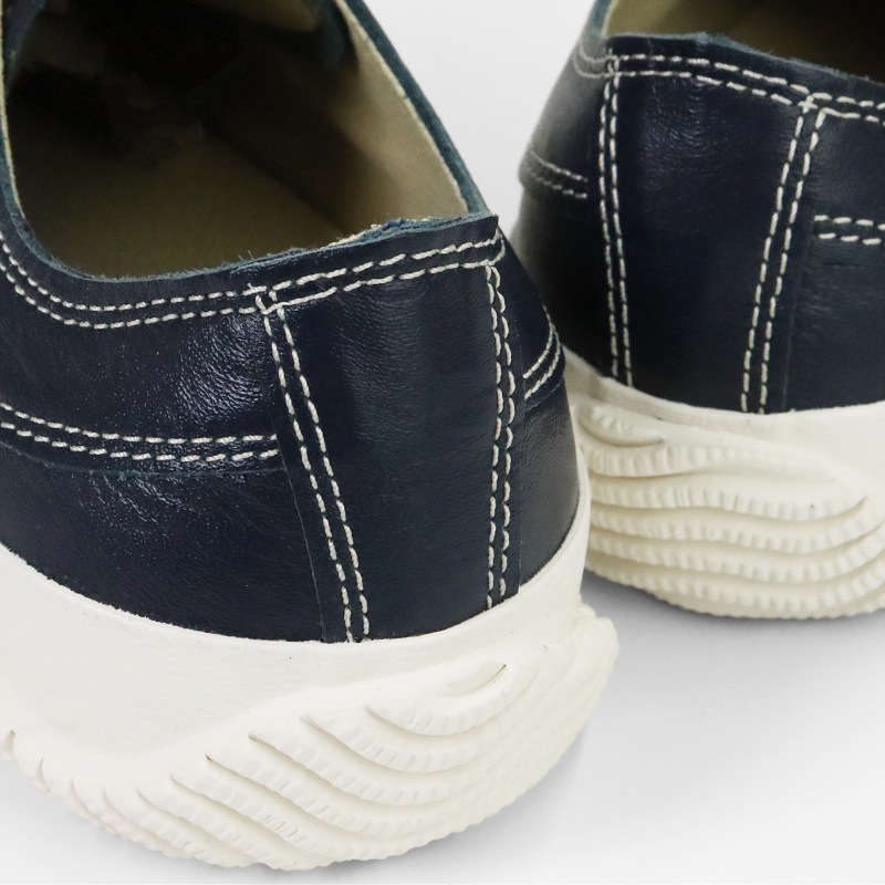 スピングル SPINGLE スニーカー メンズ カンガルーレザー 日本製 靴 シューズ ネイビー SP-110 39 Navy | ブランド [正規取扱店]