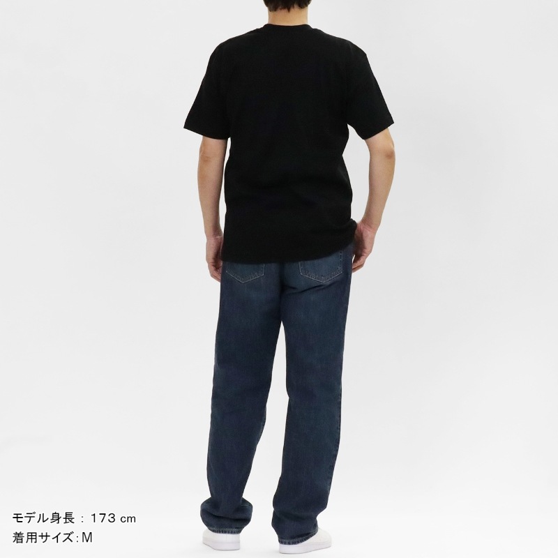 ヘインズ Hanes Tシャツ 半袖 T-SHIRTS KURO クルーネック 丸胴仕様 メンズ レディース トップス  2026SS 無地 S/M/L ブラック HM1-D202 090 | ブランド [正規取扱店]