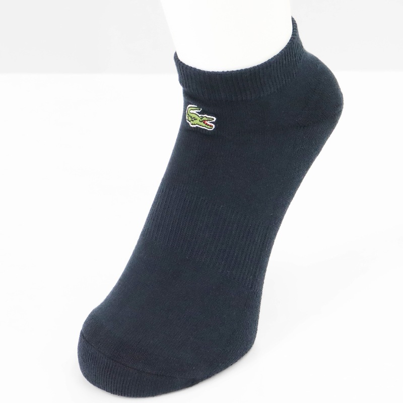 ラコステ LACOSTE ソックス 1足組 足底パイル ロゴ スニーカー丈ソックス 靴下 レディース スニーカーソックス アンクル丈 アンクルソックス 刺繍 日本製 2026年秋冬 新作 RAW921J-99 | ブランド [正規取扱店]