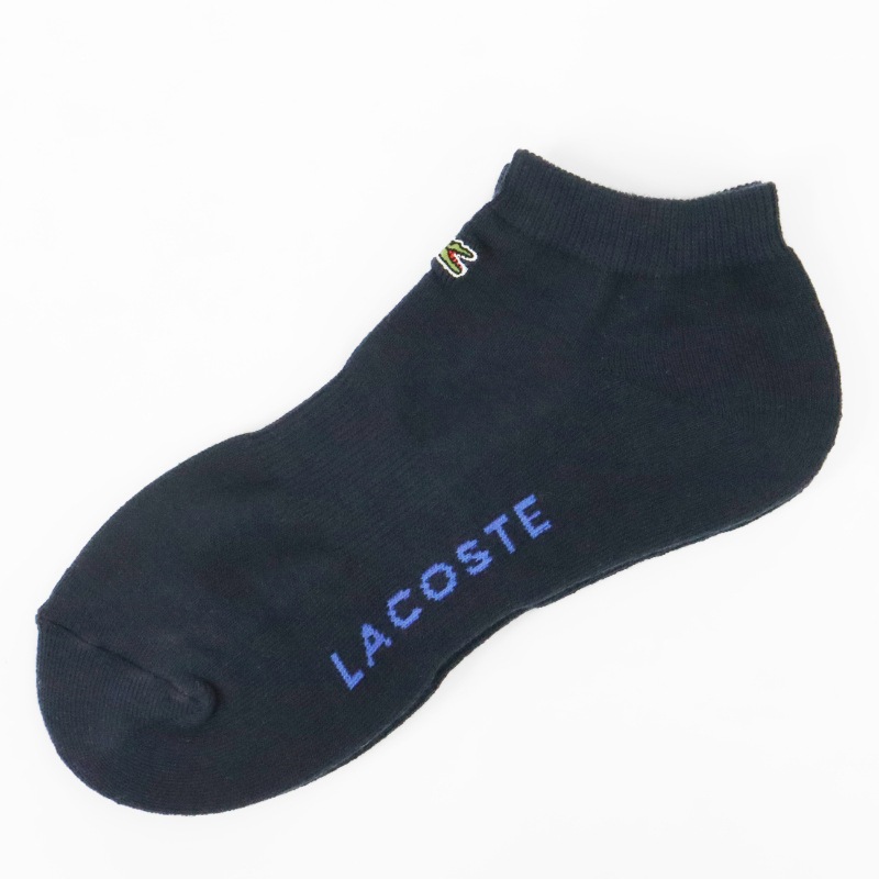 ラコステ LACOSTE ソックス 1足組 足底パイル ロゴ スニーカー丈ソックス 靴下 レディース スニーカーソックス アンクル丈 アンクルソックス 刺繍 日本製 2026年秋冬 新作 RAW921J-99 | ブランド [正規取扱店]