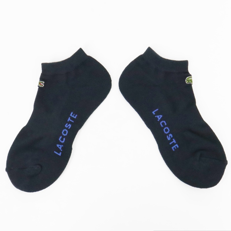 ラコステ LACOSTE ソックス 1足組 足底パイル ロゴ スニーカー丈ソックス 靴下 レディース スニーカーソックス アンクル丈 アンクルソックス 刺繍 日本製 2026年秋冬 新作 RAW921J-99 | ブランド [正規取扱店]