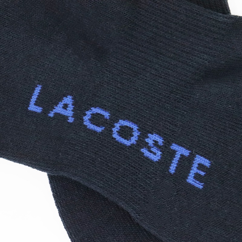 ラコステ LACOSTE ソックス 1足組 足底パイル ロゴ スニーカー丈ソックス 靴下 レディース スニーカーソックス アンクル丈 アンクルソックス 刺繍 日本製 2026年秋冬 新作 RAW921J-99 | ブランド [正規取扱店]