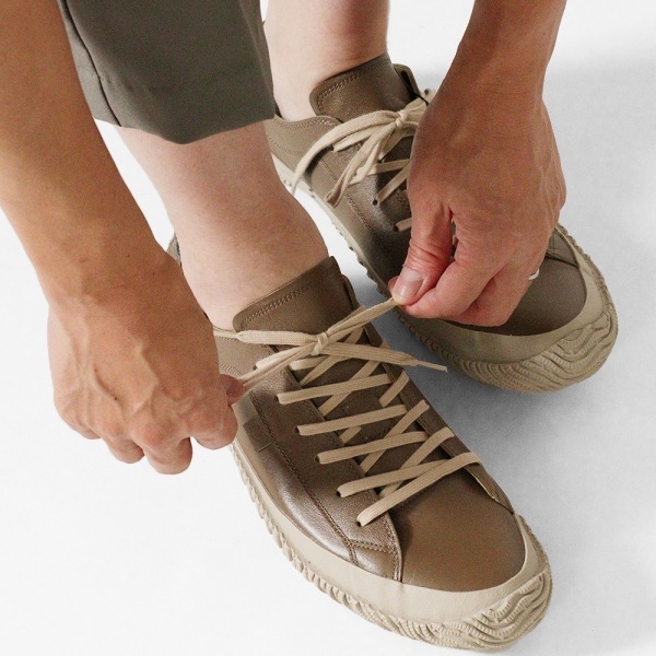 スピングル SPINGLE スニーカー メンズ カンガルーレザー 日本製 靴 シューズ オリーブ グレー SP-110 221 Olive Gray | ブランド [正規取扱店]