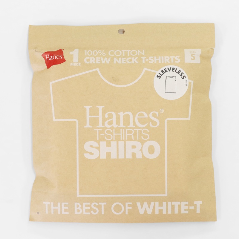 ヘインズ Hanes スリーブレスTシャツ T-SHIRTS SHIRO クルーネック ノースリーブ タンクトップ 丸胴仕様 メンズ レディース トップス  2026SS 無地 S/M/L ホワイト HM3-D201 010 | ブランド [正規取扱店]