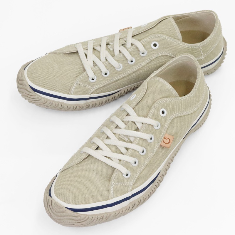 スピングル SPINGLE スニーカー メンズ バイオウォッシュ キャンバス 日本製 靴 シューズ ライトグレー SP-141 08 Light Gray | ブランド [正規取扱店]
