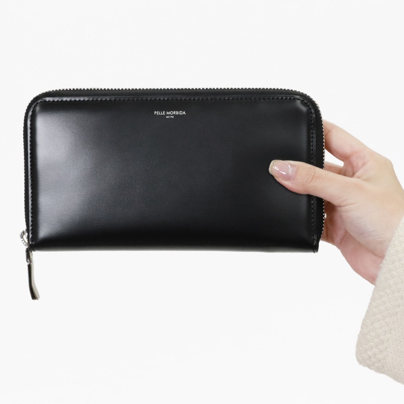 ペッレモルビダ PELLE MORBIDA 長財布 Barca バルカ メンズ ラウンドジップウォレット ミディアム レザー 各色 PMO-BA711 | ブランド [正規取扱店]
