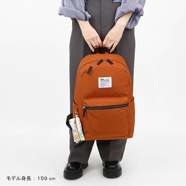 Wpc. Patterns ダブリュピーシー パターンズ  バックパック 1Pリュック Petale メンズ レディース バッグ ポーチ付き 撥水 17L 各色 31027 | ブランド [正規取扱店]