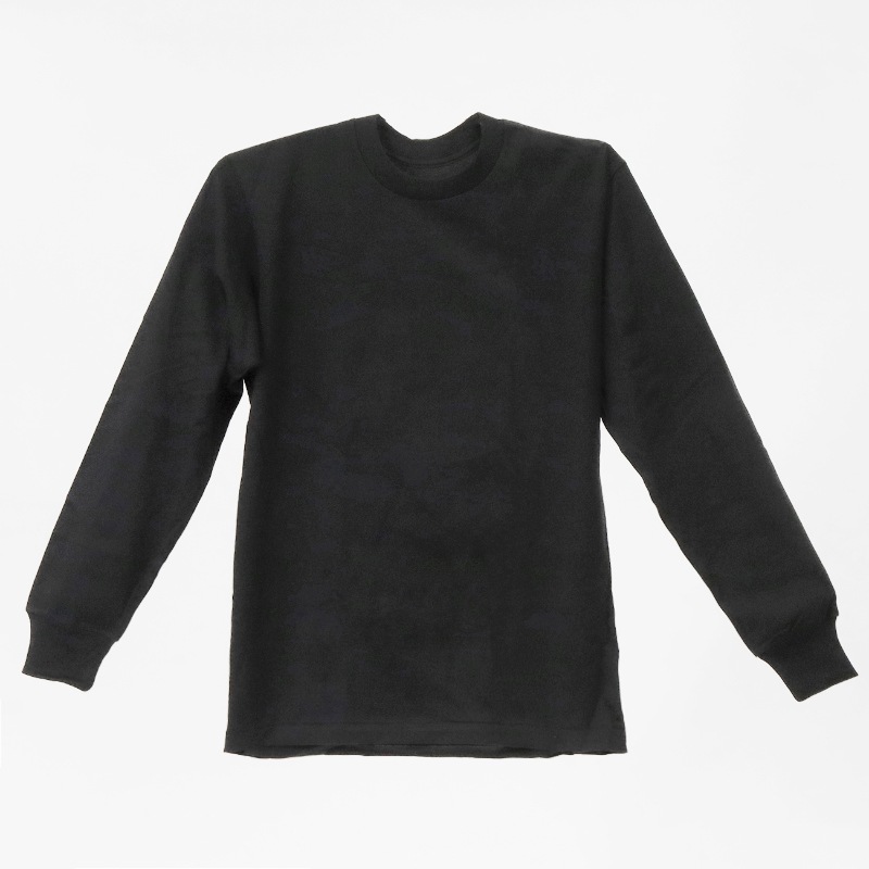 ヘインズ Hanes Tシャツ 長袖 T-SHIRTS KURO ロングスリーブ ロンTクルーネック 丸胴仕様 メンズ レディース トップス  2026SS 無地 S/M/L ブラック HM4-D202 090 | ブランド [正規取扱店]