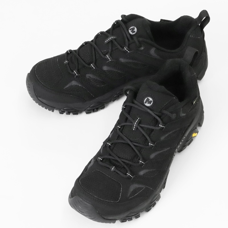 メレル MERRELL スニーカー メンズ モアブ 3 シンセティック ゴアテックス MOAB 3 SYNTHETIC GTX ハイキングシューズ トリプルブラック 靴 2026年春夏新作 2026SS 500239 TRIPLE BLACK| ブランド [正規取扱店]