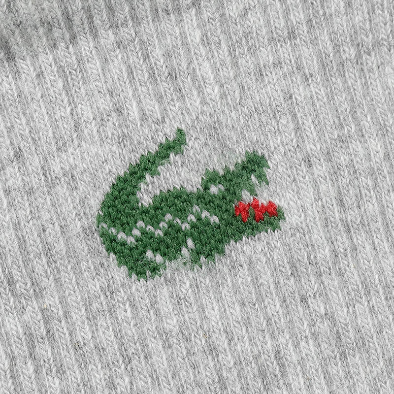 ラコステ LACOSTE ソックス 3足組 ワニロゴジャカード スポーツソックス 3足セット 3P 靴下 メンズ レディース クルー丈 ミドルレングス ロゴ 2026年秋冬 新作 RA9246-10 | ブランド [正規取扱店]