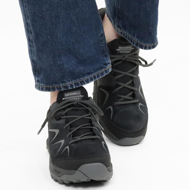 メレル MERRELL スニーカー メンズ ヨコタ YOKOTA 3 WP ハイキングシューズ ブラック 靴 防水 厚底 2026年春夏新作 2026SS 038445 BLACK | ブランド [正規取扱店]