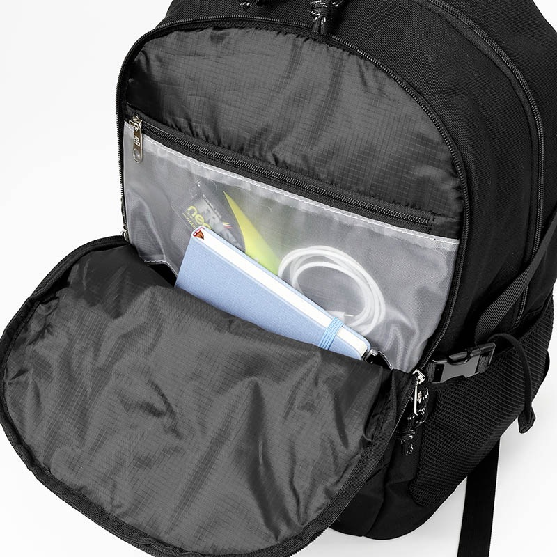 ベンデイビス BEN DAVIS バックパック BOX DAYPACK 保冷ポケット付き デイパック スクールバッグ 通学 スクバ リュック 軽量 34L 2気室 撥水 ロゴ 2026年秋冬 新作 BDW-8501 | ブランド [正規取扱店]