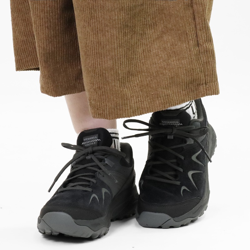 メレル MERRELL スニーカー レディース ヨコタ YOKOTA 3 WP ハイキングシューズ ブラック 靴 防水 厚底 2026年春夏新作 2026SS 038908 BLACK | ブランド [正規取扱店]