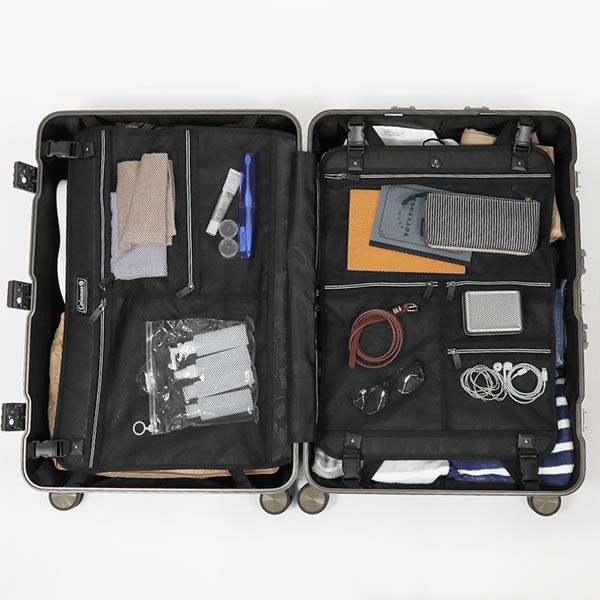 コールマン Coleman スーツケース フレーム 大型 キャリーケース Lサイズ 92L 7泊 8泊 長期滞在 各色 60001 | ブランド [正規取扱店]