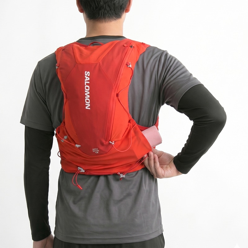 サロモン SALOMON ランニングベスト ユニセックス ADV SKIN 12 SET フラスク付 トレイルランニング リュック ハイドレーションバッグ 2026年春夏新作 2026SS S/M/L 12L LC2464500 | ブランド [正規取扱店]
