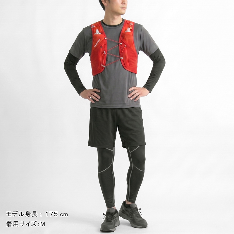 サロモン SALOMON ランニングベスト ユニセックス ADV SKIN 12 SET フラスク付 トレイルランニング リュック ハイドレーションバッグ 2026年春夏新作 2026SS S/M/L 12L LC2464500 | ブランド [正規取扱店]