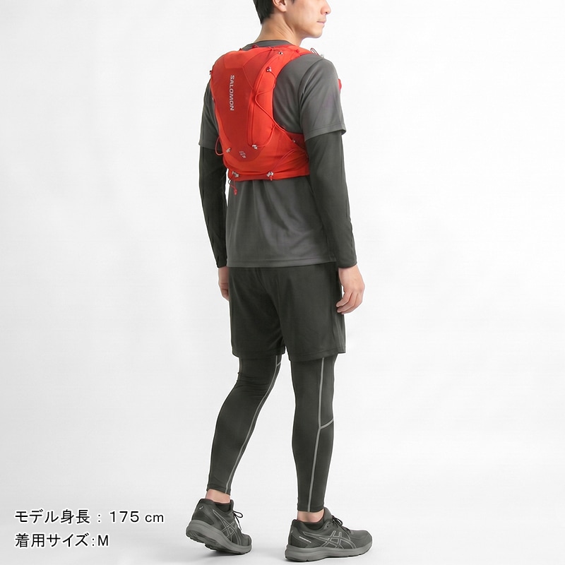 サロモン SALOMON ランニングベスト ユニセックス ADV SKIN 12 SET フラスク付 トレイルランニング リュック ハイドレーションバッグ 2026年春夏新作 2026SS S/M/L 12L LC2464500 | ブランド [正規取扱店]
