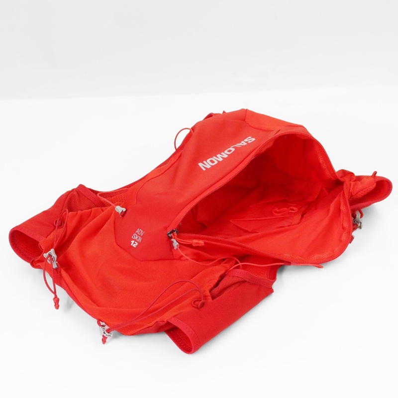 サロモン SALOMON ランニングベスト ユニセックス ADV SKIN 12 SET フラスク付 トレイルランニング リュック ハイドレーションバッグ 2026年春夏新作 2026SS S/M/L 12L LC2464500 | ブランド [正規取扱店]