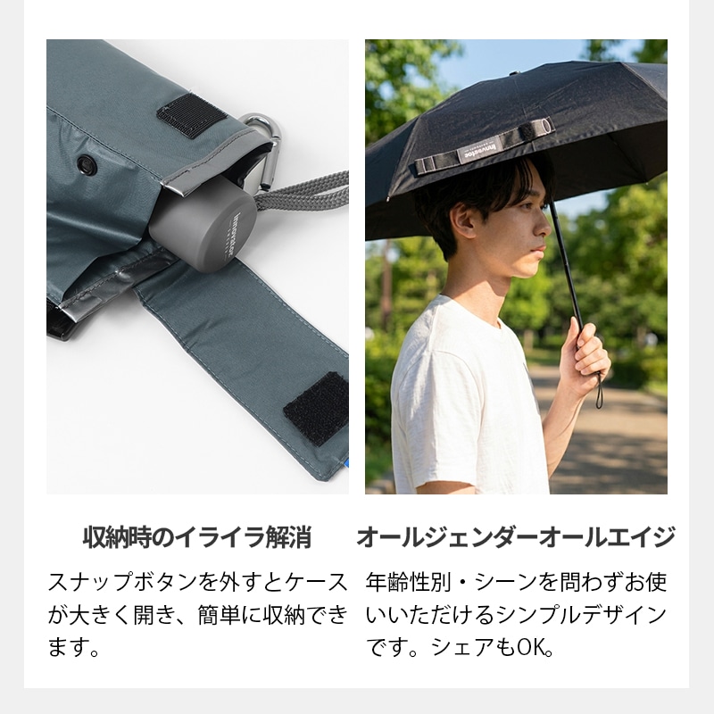 イノベーター innovator 折りたたみ傘 晴雨兼用 53cm コンパクト