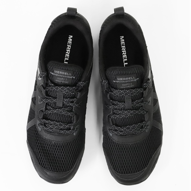 メレル MERRELL スニーカー メンズ マイポ エアロスポーツ MAIPO 3 AEROSPORT メッシュ ブラック 靴 厚底 2026年春夏新作 2026SS 00003297 BLACK | ブランド [正規取扱店]