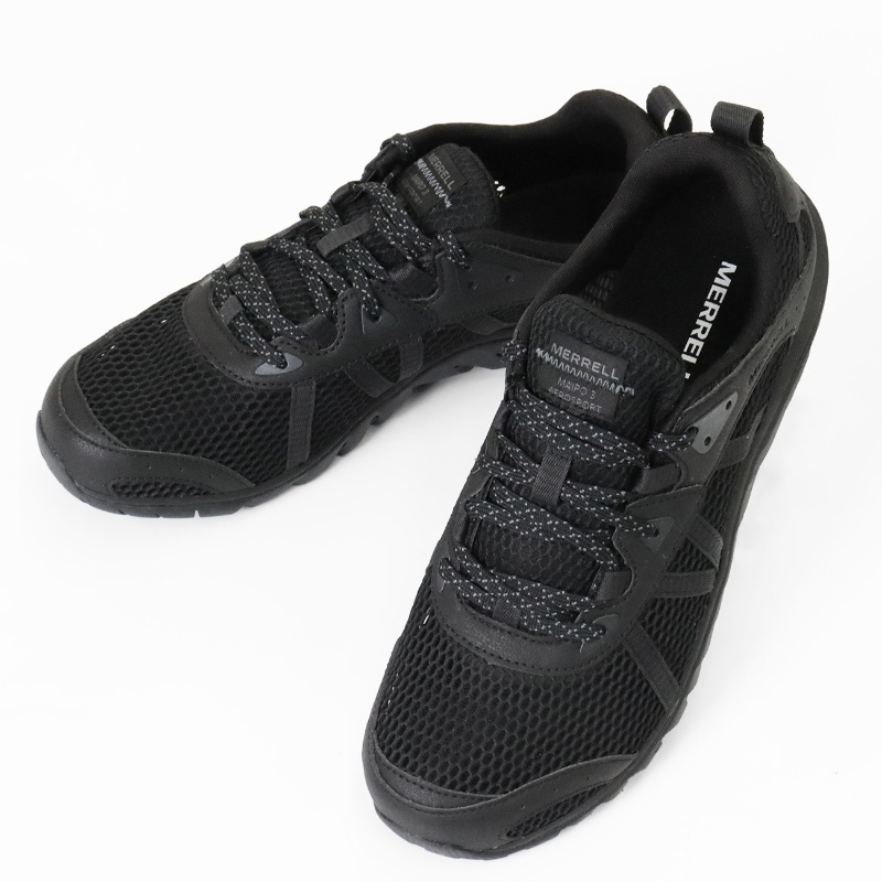 メレル MERRELL スニーカー メンズ マイポ エアロスポーツ MAIPO 3 AEROSPORT メッシュ ブラック 靴 厚底 2026年春夏新作 2026SS 00003297 BLACK | ブランド [正規取扱店]