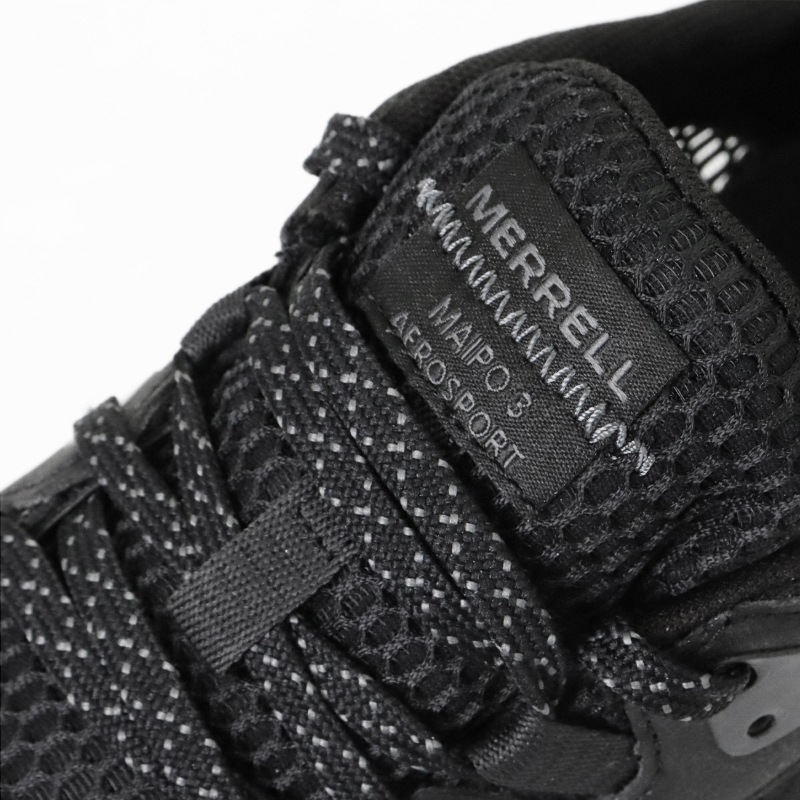 メレル MERRELL スニーカー メンズ マイポ エアロスポーツ MAIPO 3 AEROSPORT メッシュ ブラック 靴 厚底 2026年春夏新作 2026SS 00003297 BLACK | ブランド [正規取扱店]