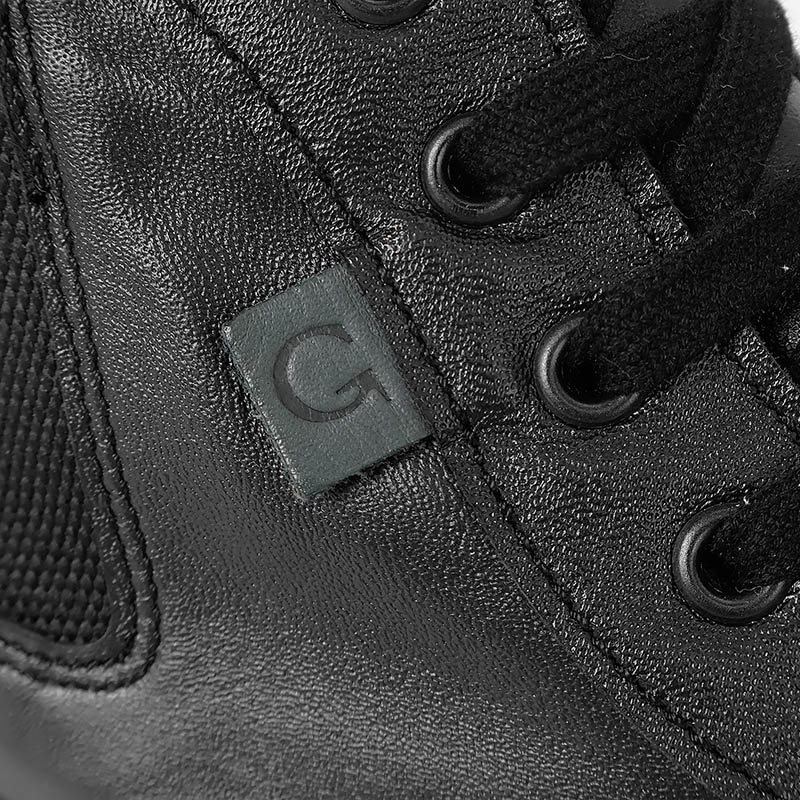 スピングル SPINGLE スニーカー メンズ サイドゴア GORE-TEX カンガルーレザー 本革 巻き上げソール 日本製 靴 シューズ 2026SS 新作 ブラック SP-1426 05 BLACK | ブランド [正規取扱店]