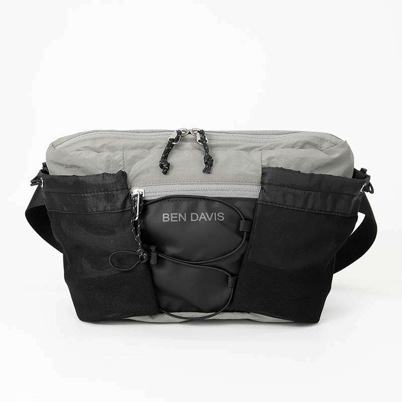 ベンデイビス BEN DAVIS ボディバッグ BOTTLE WAIST BAG ボトル ウエストバッグ ショルダーバッグ メンズ レディース 斜め掛け 軽量 ロゴ 2026年秋冬 新作 BDW-8505 | ブランド [正規取扱店]